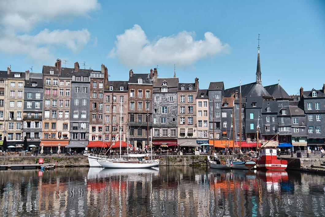 Charmant 2 Pieces Proche D Honfleur, Piscine En Saison, Parking Gratuit, Wifi Équemauville Exterior foto